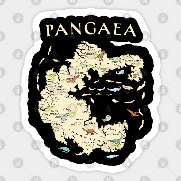 Pangaea Sticker by GoshWow®